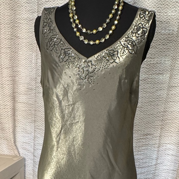 Alex Evenings Silver Beaded Top Vintage In great condition - Picture 4 of 7
